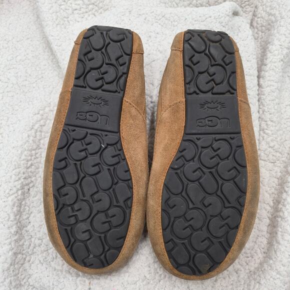 UGG Ascot Men’s Slippers Chestnut shearling leather men's size 11 - Picture 5 of 6